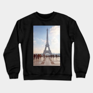 View of Eiffel Tower from Trocadero Crewneck Sweatshirt